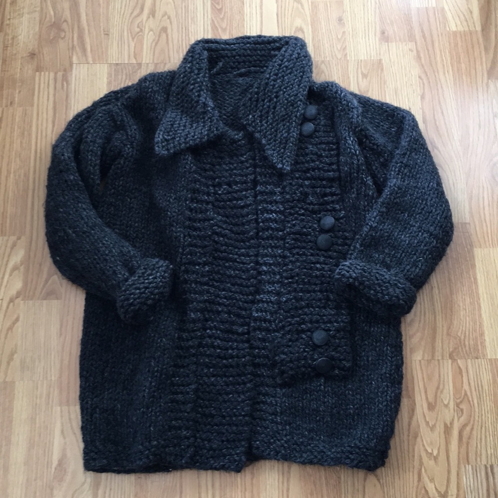 Handmade knit jacket